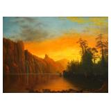 Albert Bierstadt (1830-902) Yosemite Oil on Canvas