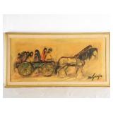 Ettore DeGrazia (1909-1982) Oil on Canvas