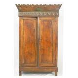 Antique 2-Door Indo-Spanish Cabinet