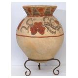 Mexican Handpainted Terra Cotta Planter
