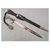 German WWII Eagle Head Police Dagger