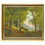 American School Oil on Canvas after Arthur F. Tait
