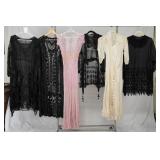 6 Antique & Vintage dresses - some lace
