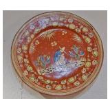 Vintage Mexican Handpainted Ceramic Charger
