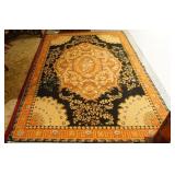 Antique French Aubusson Floral Weaving