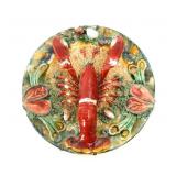 French Palissy  Majolica Lobster plate