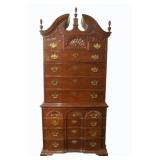 Thomasville Chippendale Blockfront Chest on Chest