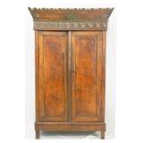 Antique 2-Door Indo-Spanish cabinet