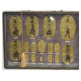 Presentation Cases of Japanese gold & Silver Marks