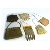 Vintage and antique beaded, mesh hand bags