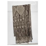 Assiut Egyptian vintage silver belly dance shawl