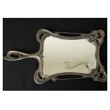 Sterling Art Nouveau hand mirror