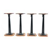 Soda Fountain 4 Oak top diner Stools