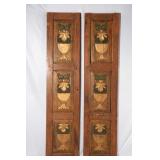 Antique Rustic Wood Carved Doors