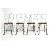 4 Syracuse NY Antique Ice cream parlor chairs