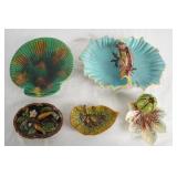 5 Majolica pcs