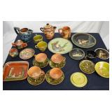 Collection Vintage Mexico Tonala Potery Pieces