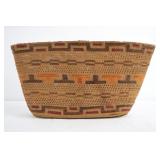 Antique Tlingit Polychrome Thin-Form basket