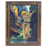 Vintage Maxfield Parrish Acrylic Print The Canyon