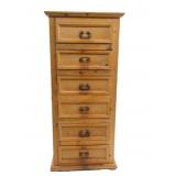 Pine lingerie chest - 6 drawer