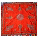 Antique Rasht Indo Persian Silk Embroidery