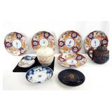 Oriental Porcelain & Imari fish plates -11 pcs