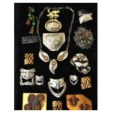 Vintage Silver - Sterling - Copper Art jewelry