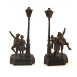 Austrian Patinated Bronze Clown Figures