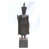Thai bronze of the standing Buddha Shakyamuni