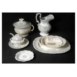 Fibre ware porcelain ironstone Tureen Pitcher+