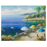 36" x 48" Coastal Landscape Oil on Canvas