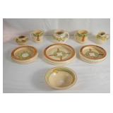 Vintage Roseville baby dishes