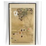 Regina Leong Calligraphy Painting on Silk