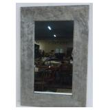 Vintage Mexican tin mirror