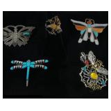 Silver Native Butterfly, Bee & Eagle Jewelry