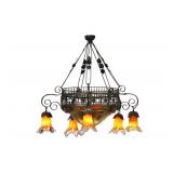 Murano Glass Nouveau Style Chandelier