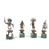 Four Pewter Sculptures by C.A. Pardell