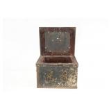 Antique Iron Strong box