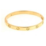 18kt Gold Cartier Style Love bracelet