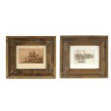 Two Edward Borein etchings