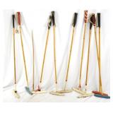 Collection of Vintage Equestrian Polo Mallets