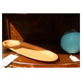 Lucia Garcia oval plate and Taos pottery - 2 pcs