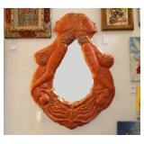 A Female Form Art Mirror by