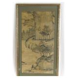 19th c. Chinese Landscape on Silk