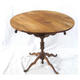 19th c. English Walnut Occasional Table