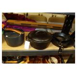 Lodge, Griswold Iittalla Cast Iron Dutch Oven Pans