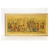 Ettore DeGrazia (1909-1982) Oil on Canvas