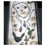 Antique and Vintage group jewelry - sterling ++