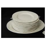 Banana Republic Italy plates - 8 and large platter