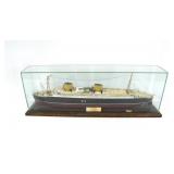 Encased model ship - Bremem
